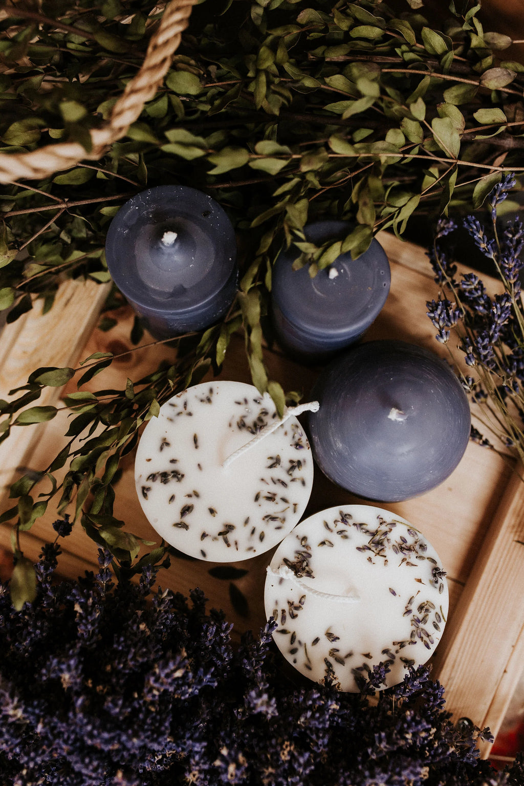 Aromātiskā svece "Lavanda"