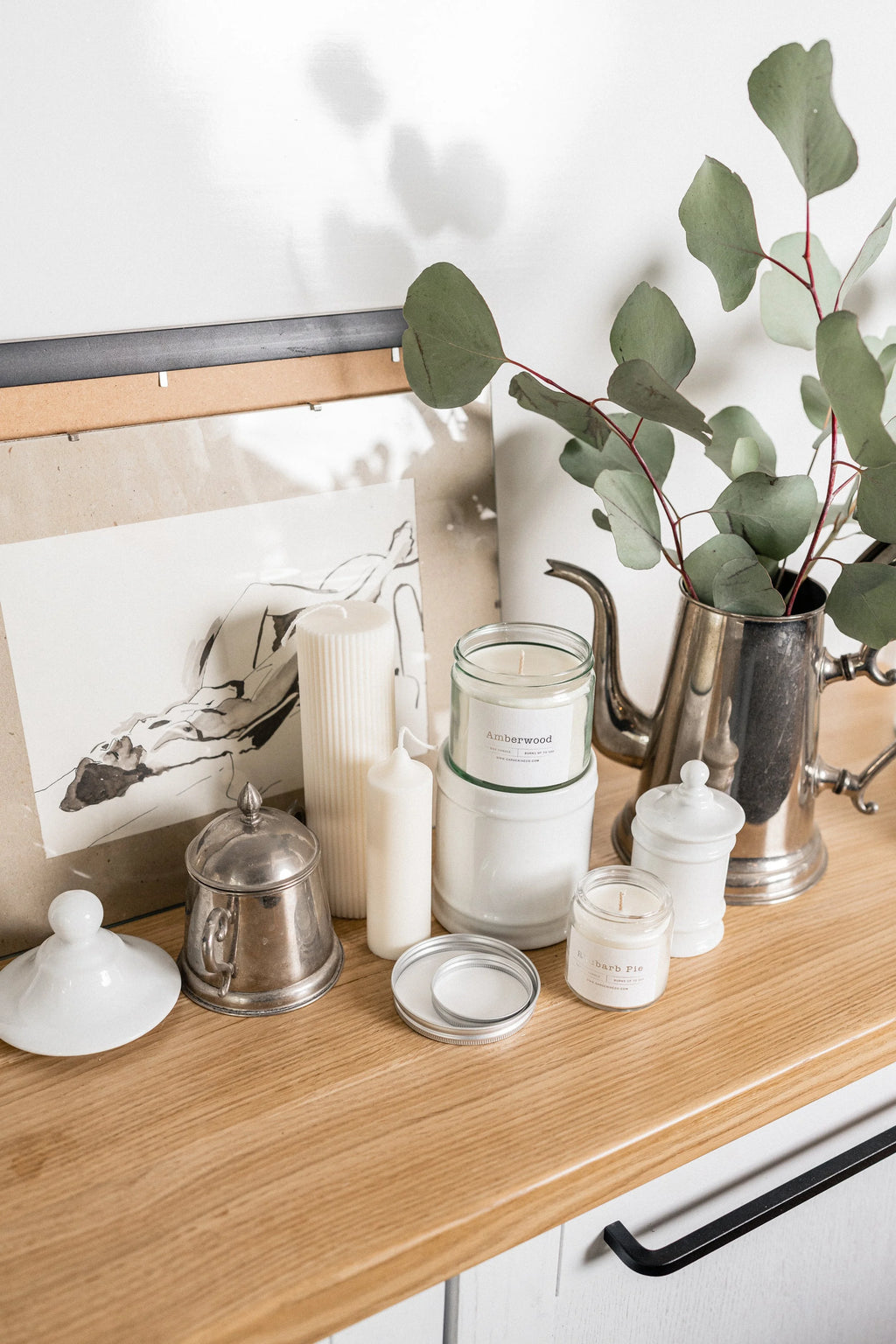 Jasmine - aromātiska svece stikla burciņā